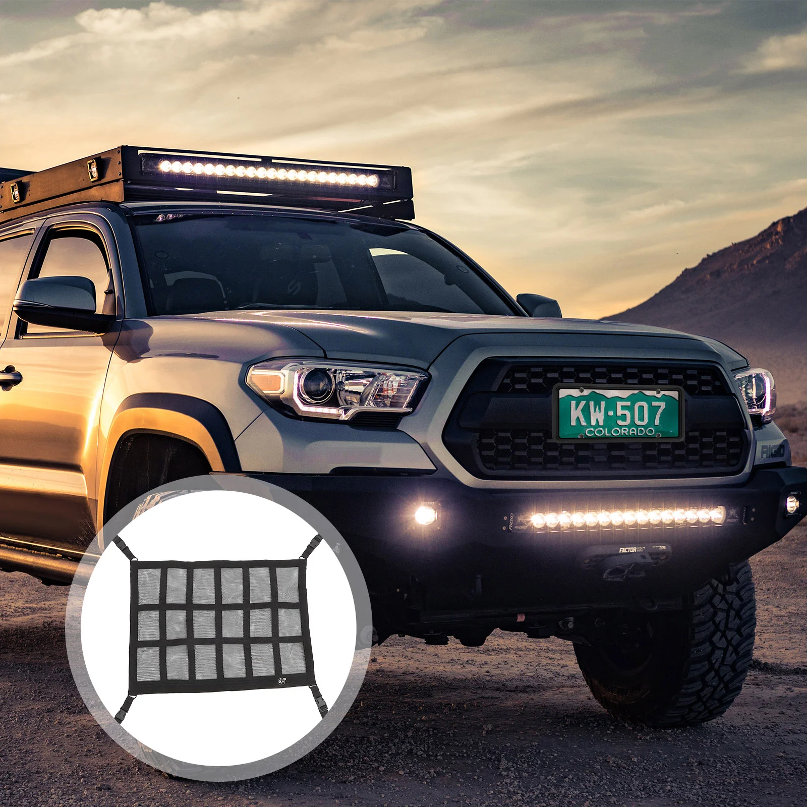 

Car Roof Mesh Bag Car Roof Tent Car Accessories Car Accessories Interior Car Organizers And Storage