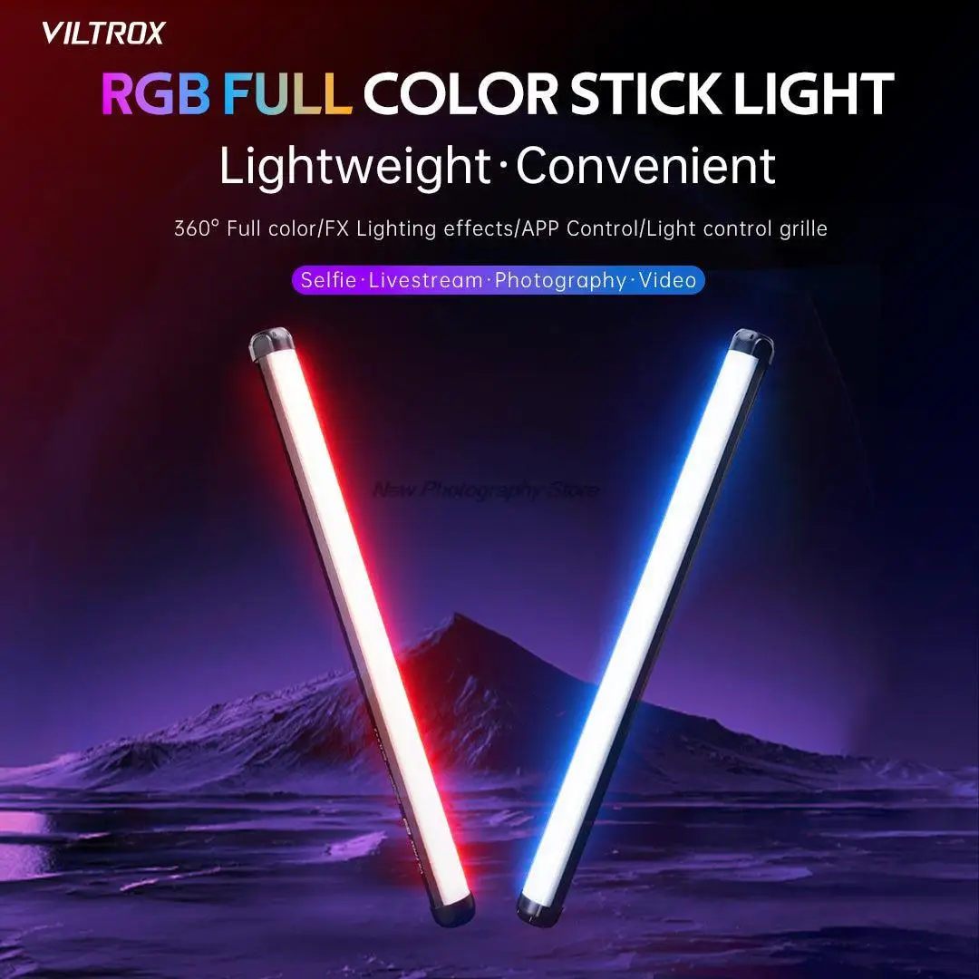 

Фотостудия VILTROX K60 с RGB-подсветкой, 20 Вт 2500K-8500K RA≥ 95 TLCI≥ 97 APP 26 FX