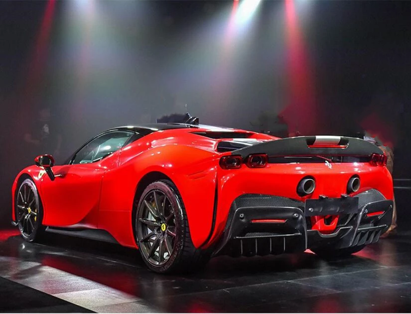 Высокое качество настоящее сухое углеродное волокно для Ferrari SF90 2020 2021 2022 2023