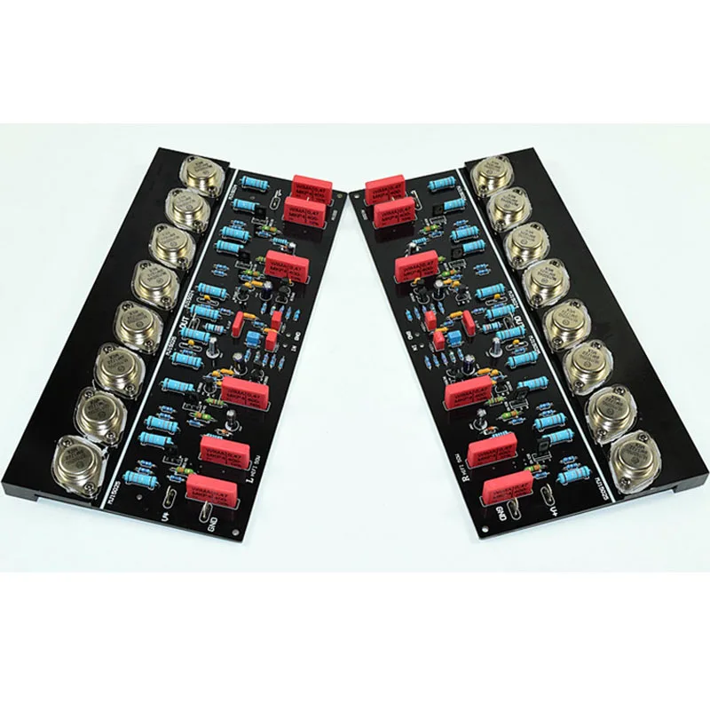

1pair A1000 Hifi Power Amplifier Board Pure Class A Power Amplifier Gold Tube On-mje15024/mje15025 400w Class A Output Max 60w