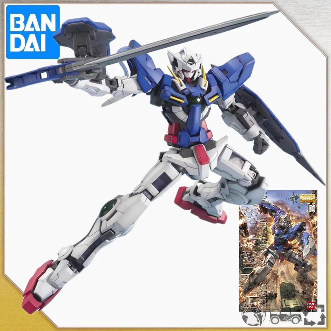 Bandai MG 1/100 GN-001 Gundam Exia набор сборных моделей экшн-фигурок коллекция детских подарков