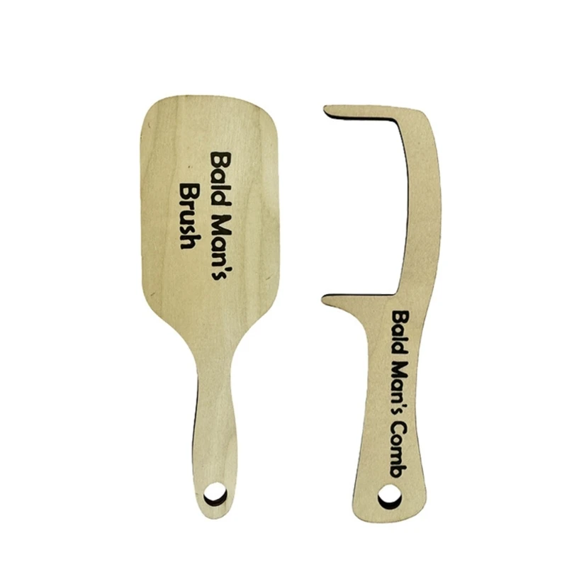 Расческа для лысого мужчины инструмент ухода за лысым человеком щетка волос