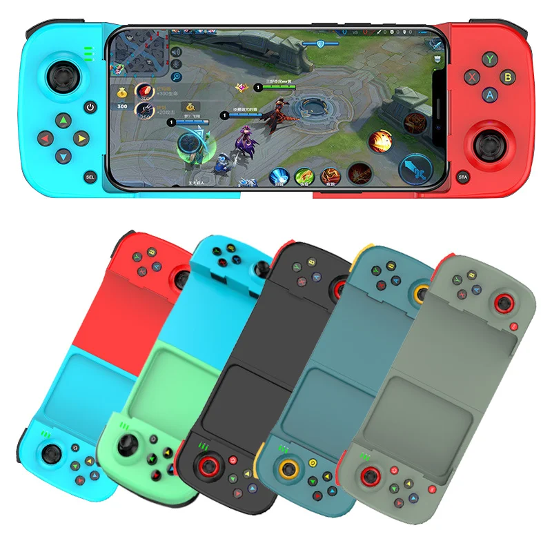 

Bezprzewodowy BT 5.0 rozciągliwy kontroler do gier na telefon komórkowy Android IOS Gamepad Joystick chowany Gamepad na PS4 Best