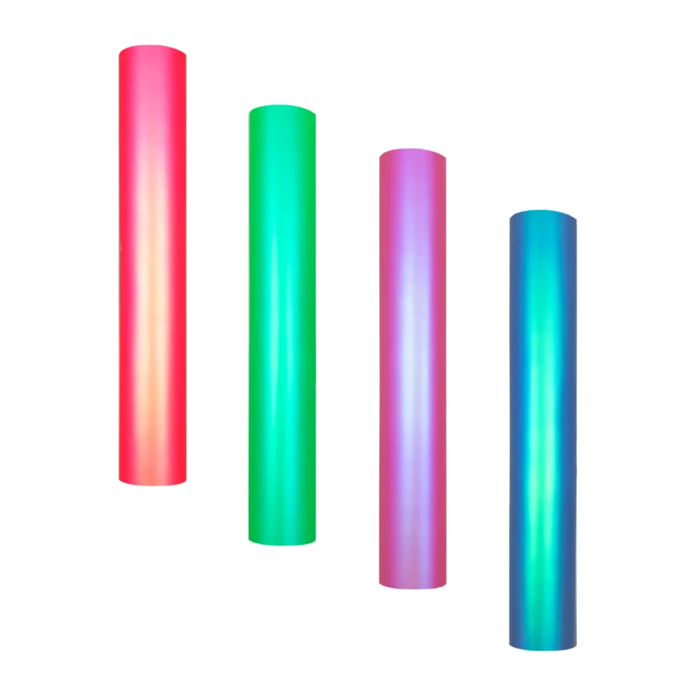 

4 Sheets Permanent Vinyl Auto Decor Sticker Automotive Stickers Color Changing Vinyl Craft Iron Film Vinyl Home Decoration