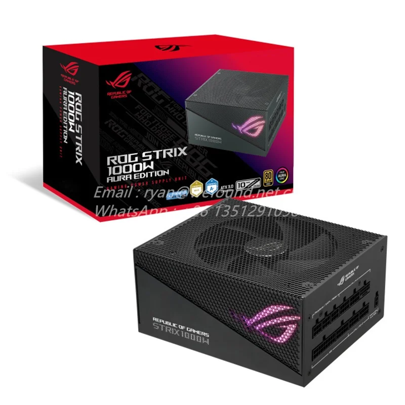 Для ASUS ROG STRIX Thunderhawk AURA 1000 Вт/1200 Вт ЗОЛОТОЙ ИГРОВОЙ БЛОК ПИТАНИЯ