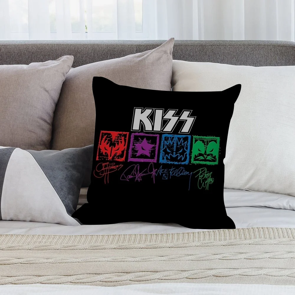 R-RockS K-Kiss Band Музыкальные наволочки из плюша