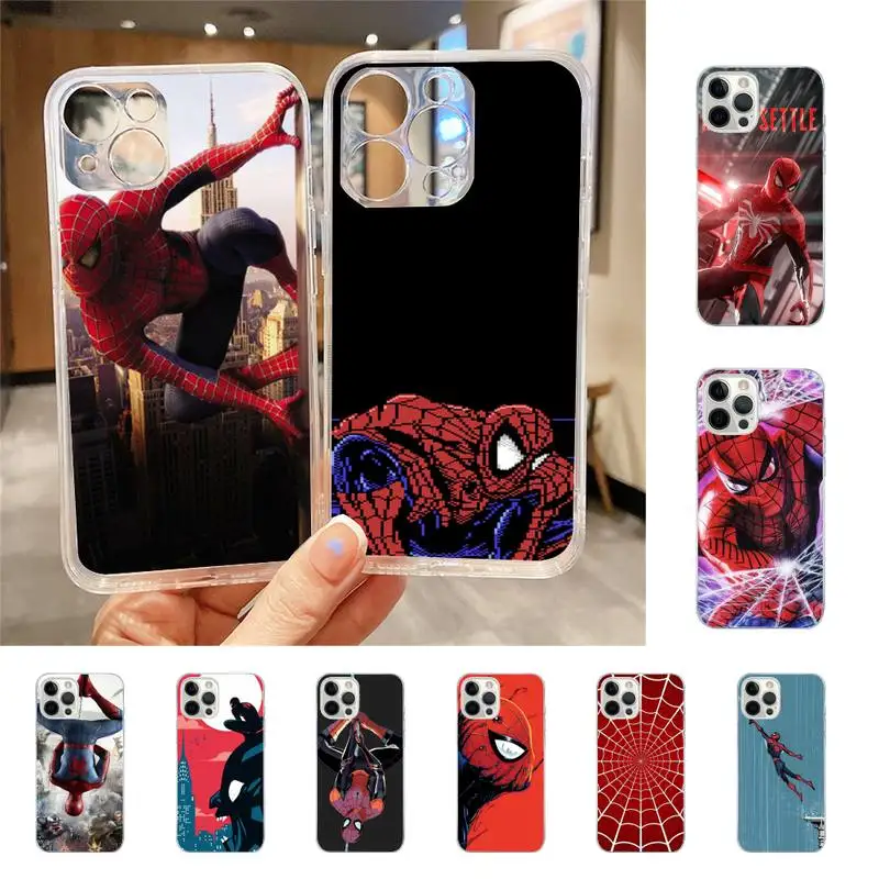 

Spiderman Phone Case For Iphone 7 8 Plus X Xr Xs 11 12 13 Se2020 Mini Mobile Iphones 14 Pro Max Case