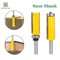 1pc 8mm flush trim pattern router bit top bottom bearing bits milling cutter for wood woodworking cutters lt042