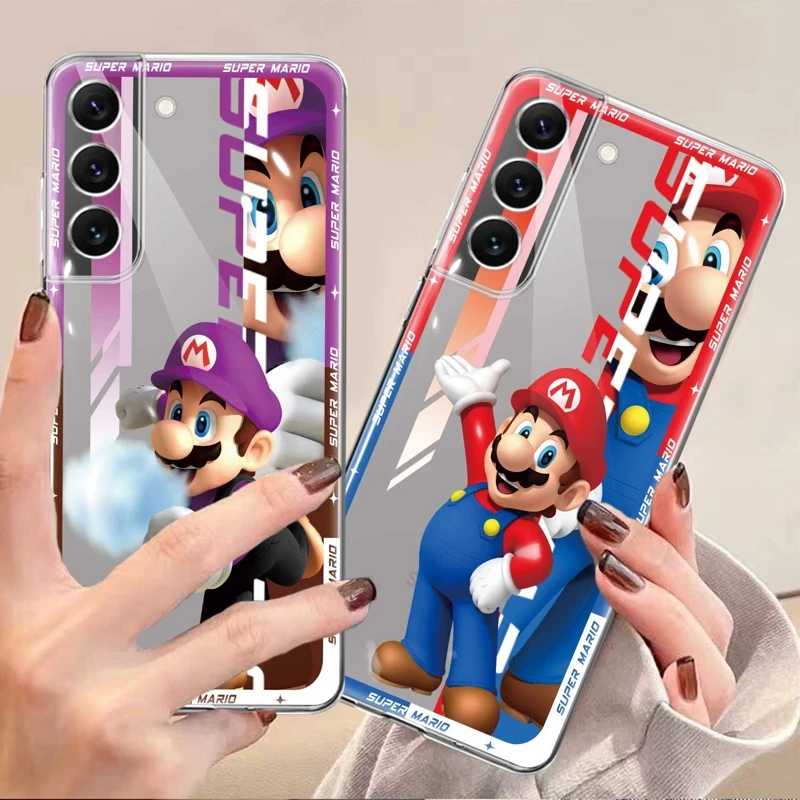 

Чехол для Samsung Galaxy S21 Plus S22 Ultra 5G S23 S20 FE S23Ultra S22Ultra S20FE S21FE Super Mario Games мультяшный чехол