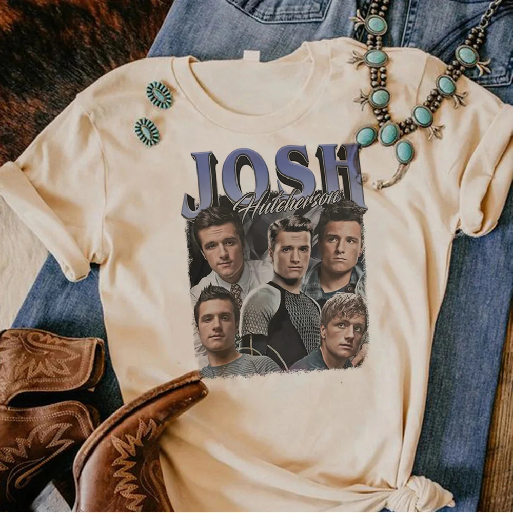 Женская футболка с принтом Джоша хутчерсона