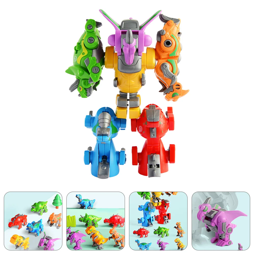 

6-in-1 Transformation Toy Transforming Robot Birthday Gift Kids Educational Toy Kidzrobotix Transforming Toys Blocks Kid Toy