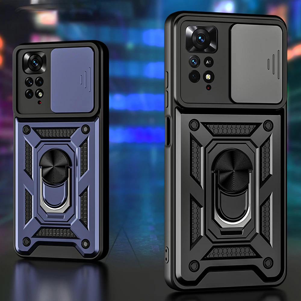 

Original for Xiaomi X4 NFC X3 GT M4 11T 11 Lite Shockproof Case for Redmi Note 11S 11 Pro 5G Camera Protection Phone Cover