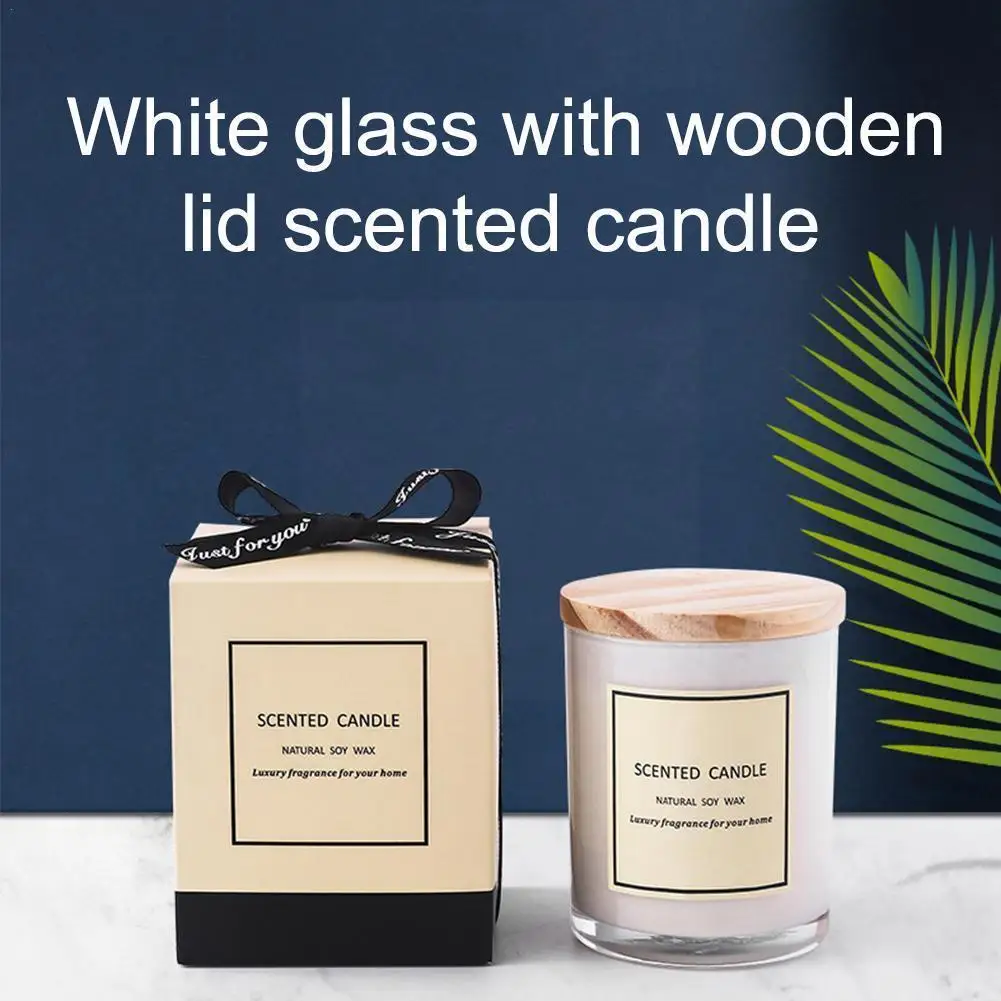 

Aromatherapy Soy Wax Glass Jar Candle Scented Candles Gift For Women, Aromatherapy Jar Candles For Home Wedding Valentine D K4Q3