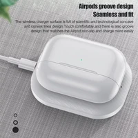 2 in 1 7 5w qi wireless charger dock station pad for apple airpods 2 airpods pro iphone x 8plus xs xr xs 11 pro max charge base