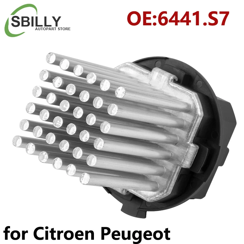 

6441.S7 6441S7 Резистор двигателя вентилятора для CITROEN C3 C4 C5 C6 DS3 для Peugeot LR 002685 30767040 6Г9Н19В575А