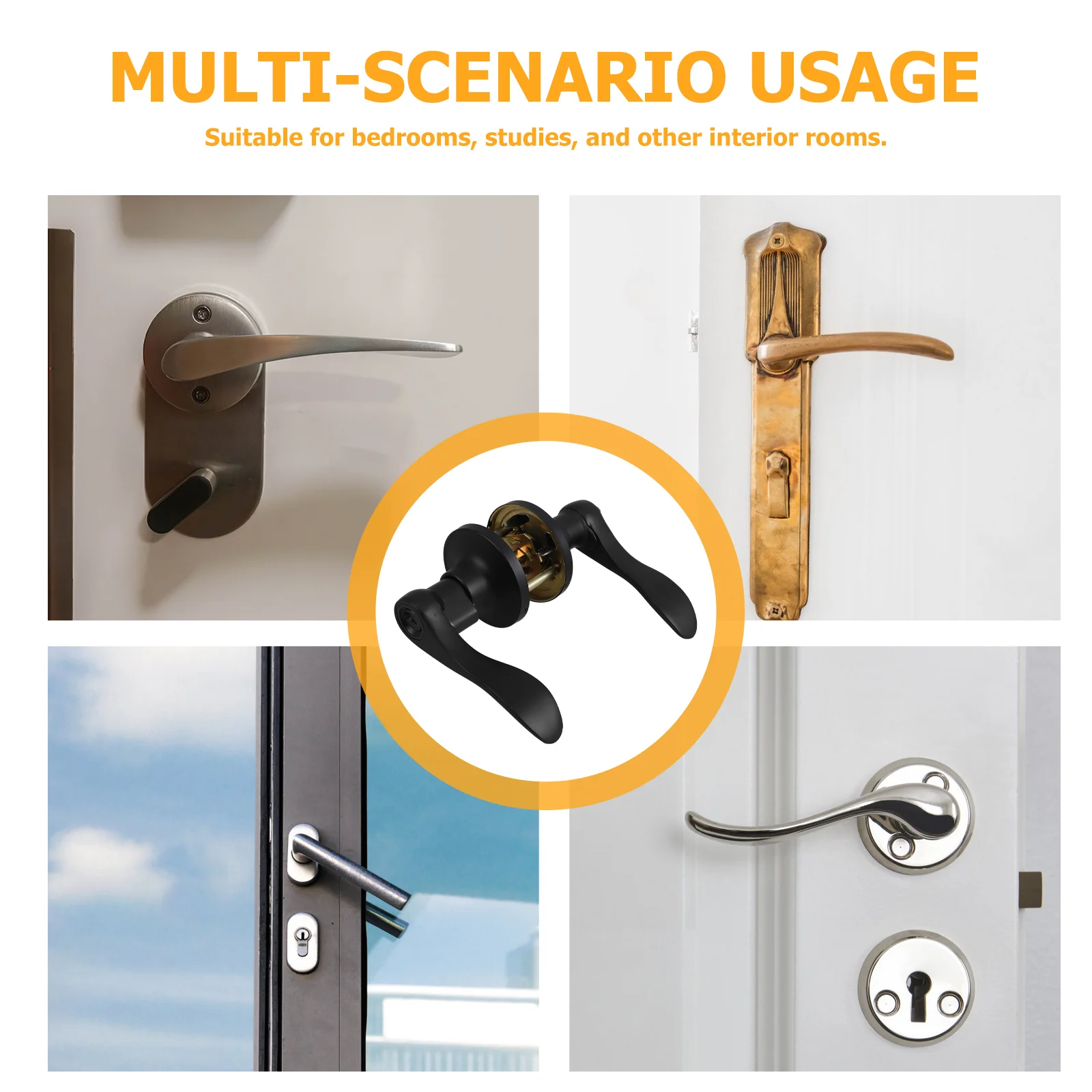 Ручки замка для помещения ручка ванной комнаты внутренние замки цепь из