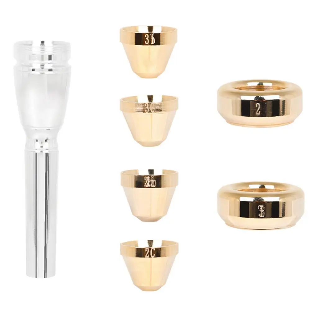 

Brass Trumpet Mouthpiece Trumpet Lovers Gifts Mouth Strength Training Durable