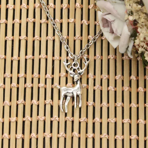 Серебряный кулон с оленем, eunwol