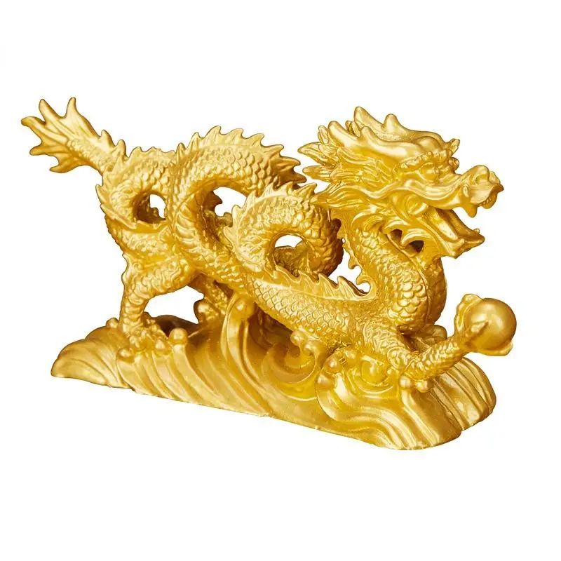 

Украшения из смолы, имитация медного дракона Хань, основа дракона, китайские зодиаки, дракон, предметы интерьера для дома