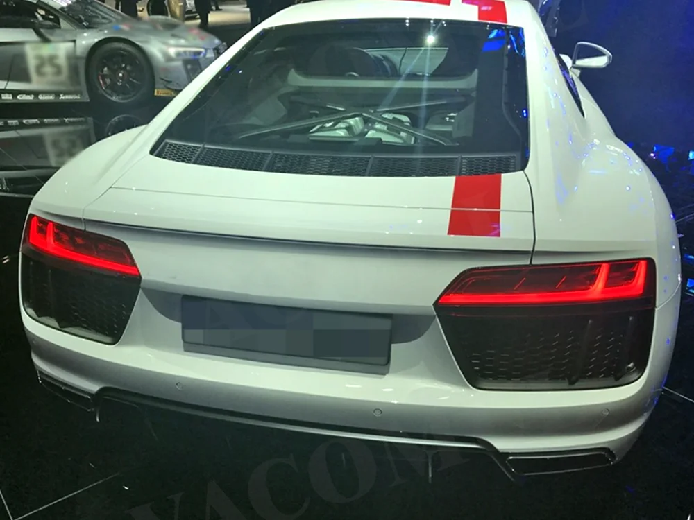 Автомобильная задняя панель из углеродного волокна для Audi R8 V8 V10 2017-2020