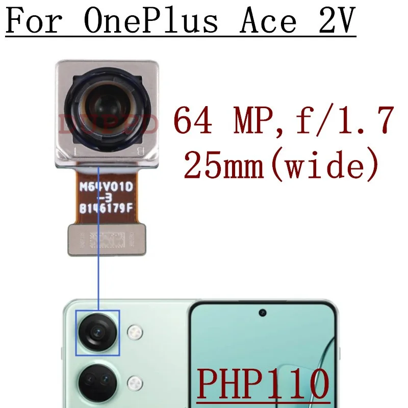 Передняя задняя камера для OnePIus Ace 2V Ace2V PHP110 оригинальный фронтальный