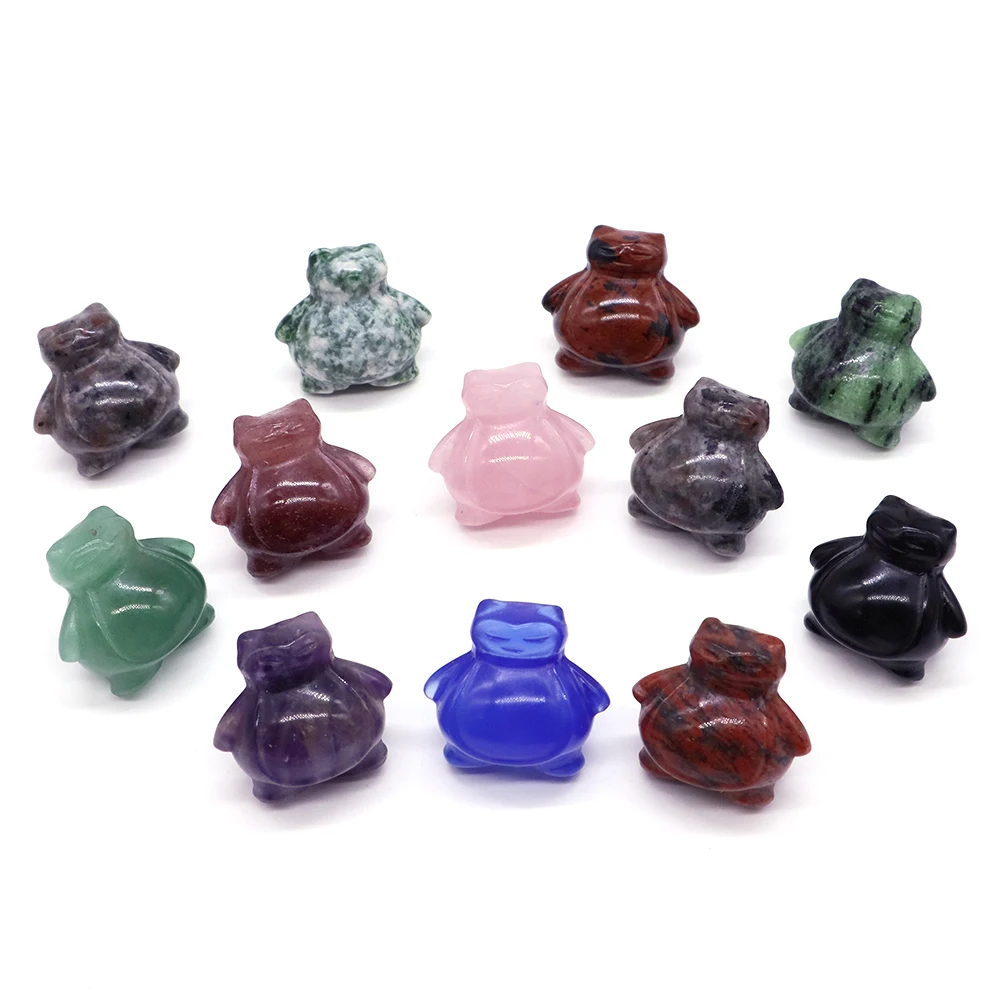 30 мм милый мультяшный монстр маленькое животное кристалл декор для рабочего