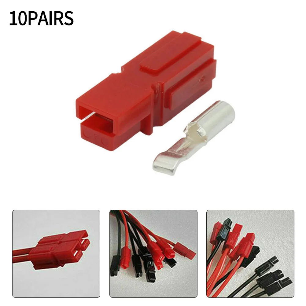 

10 Pairs For Anderson Plug Marine Power Connector Easy to Use and Install for Electric Forklifts and Construction Machinery