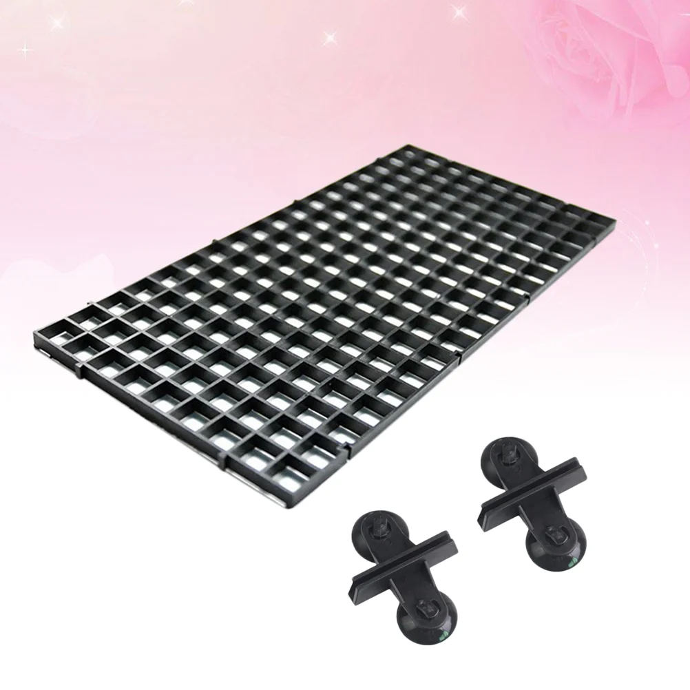 

4pcs Net Safe PC Filter Board Grid Plate Segregation Net with 8pcs Clamp for Aquarium