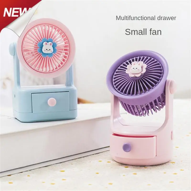 

Flower Cooling Fan Protable Candy Fan Household Items Accept Electric Fan With Drawer Multicolour Childrens Fan Silent Fan Mute