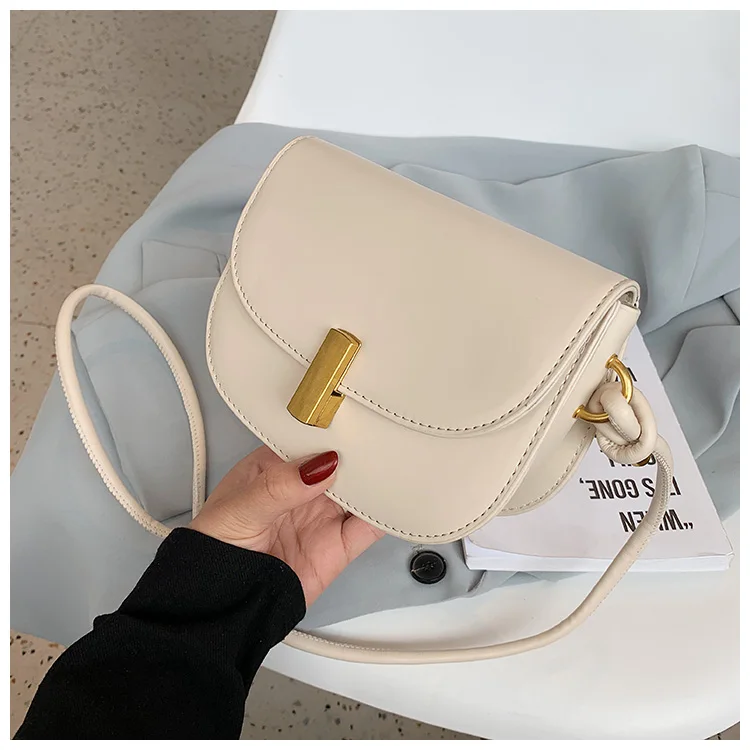 

Single Strap PU Leather Crossbody Bag for Women Fashion Solid Color Shoulder Handbags Small Travel Handbags Casual Ladies Tote
