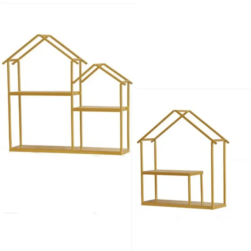 Золотая подставка для торта в скандинавском стиле Свадебный сахар кролики