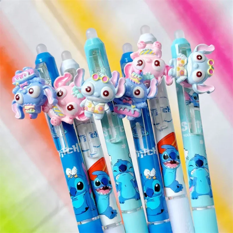 Стираемая черная ручка с мультяшным рисунком 0 5 мм 1 комплект