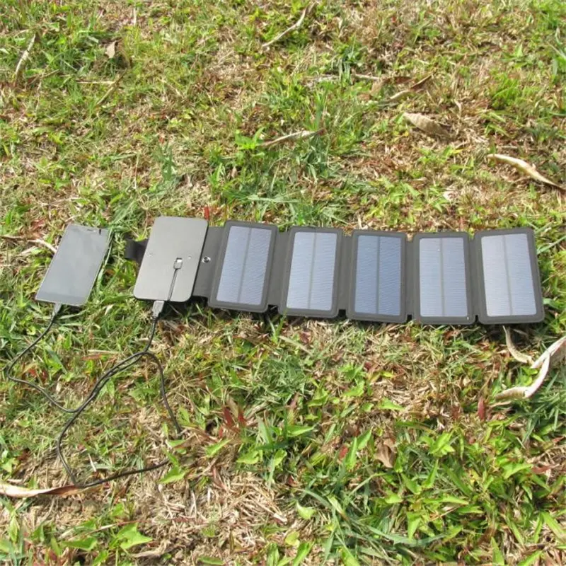 

Уличная Многофункциональная портативная складная солнечная зарядная панель 5 в а USB-выход устройство для кемпинга инструмент Высокая выходная мощность