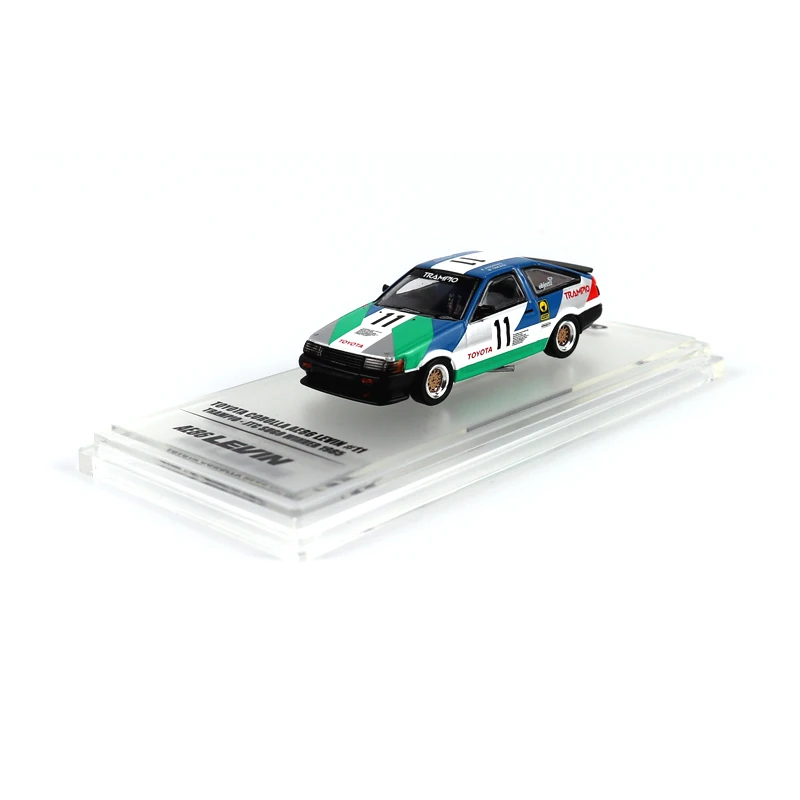 

INNO 1:64 Toyota AE86 COROLLA LEVIN 1985 No. 11 Alloy Simulation Car Model