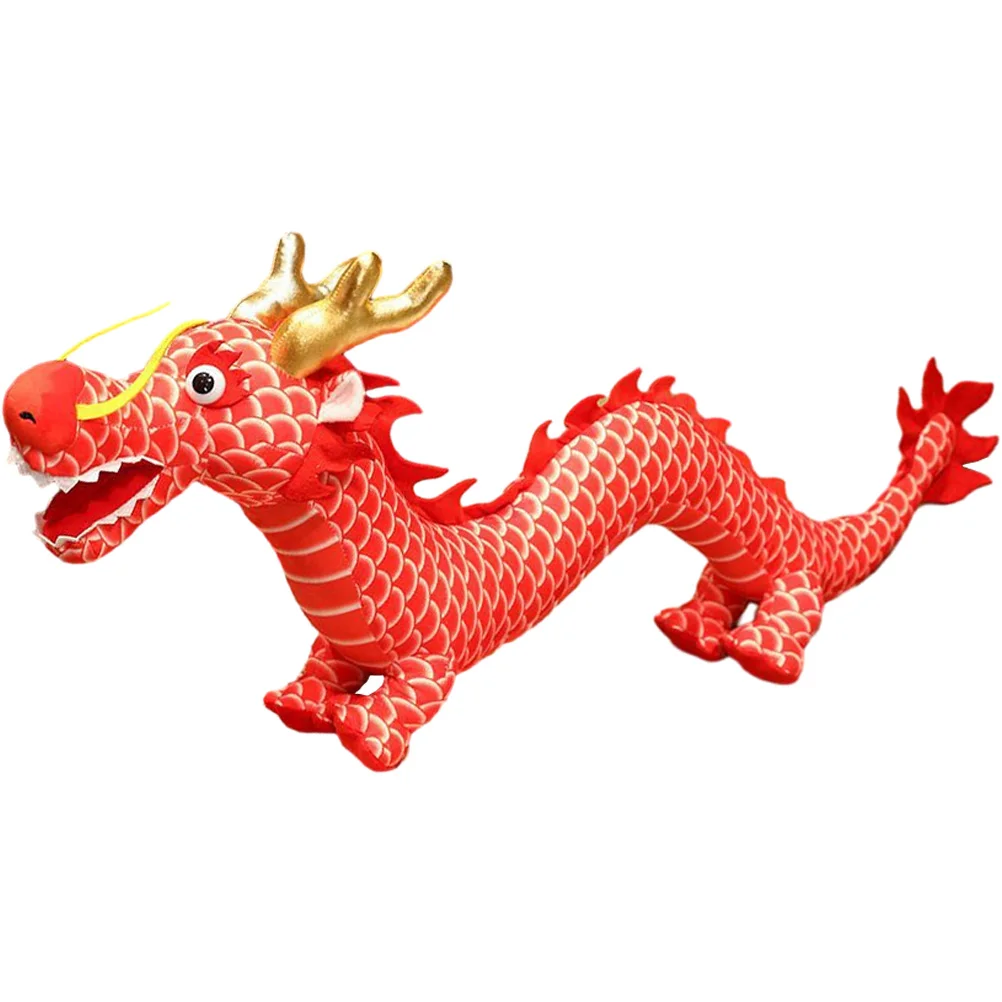 

Прекрасный плюшевый дракон набивной дракон китайский талисман плюшевый дракон Новогодний подарок