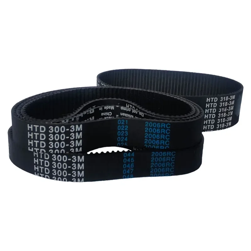 HTD 3M Timing belt C=579 582 585 597 600 606 609 612 630 633 width 6/9/10/12/15/20mm Rubbe Closed Loop Synchronous pitch 3mm
