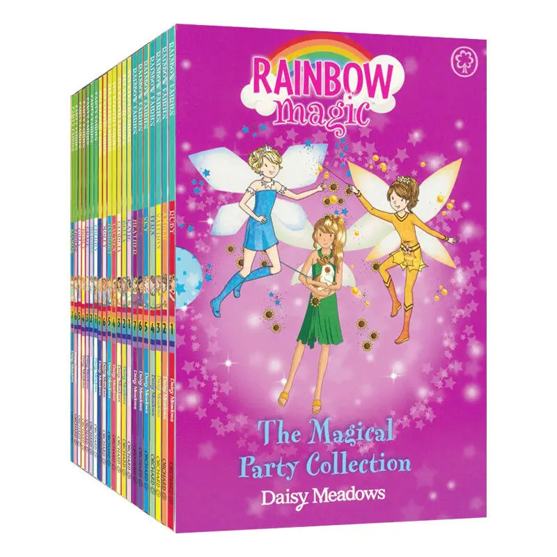 21Pcs/Set Rainbow Magic English Graded Reading Level 1-3 Children Interesting Storybook Girls Picture Book