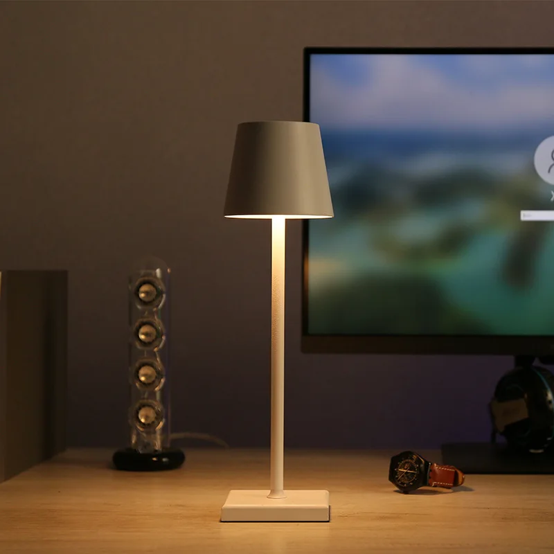 Table Lamp for Bedroom  USB Powered LED Desk Lamp Study Book Lights Bedside Lamp Reading Lamp Student Office Lamp Table