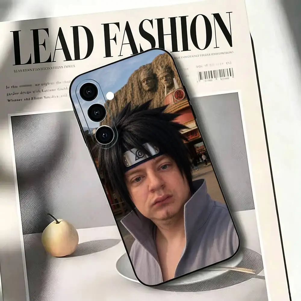 Чехол для телефона T-trash Streamer Mellstroy, черный, силиконовый, мягкий, для Samsung A73, A72, A71, A70, A53, A52, A51 (art.: 3920db515cb9e) - 3920db515cb9e