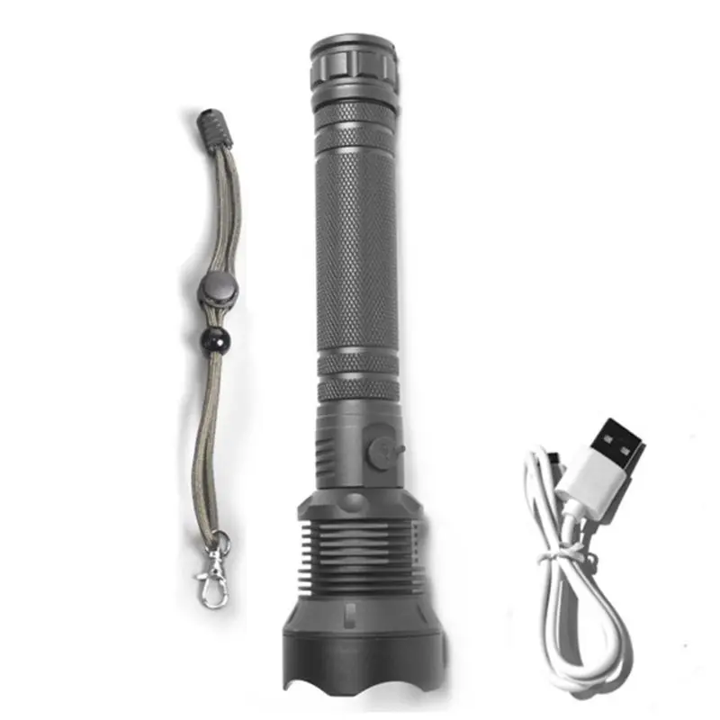 

Telescopic LED Flashlight 3 Modes USB Rechargeable Outdoor Camping Climbing Torch