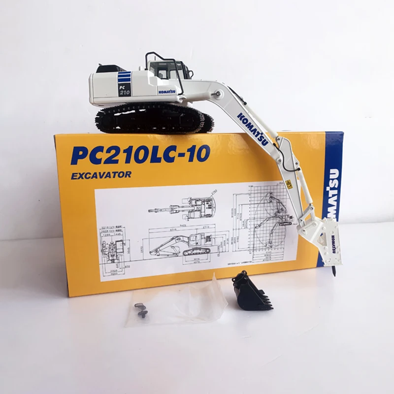 

Литая в масштабе 1:50 модель KOMASTU PC210LC-10 из сплава экскаватора коллекция сувенирных украшений