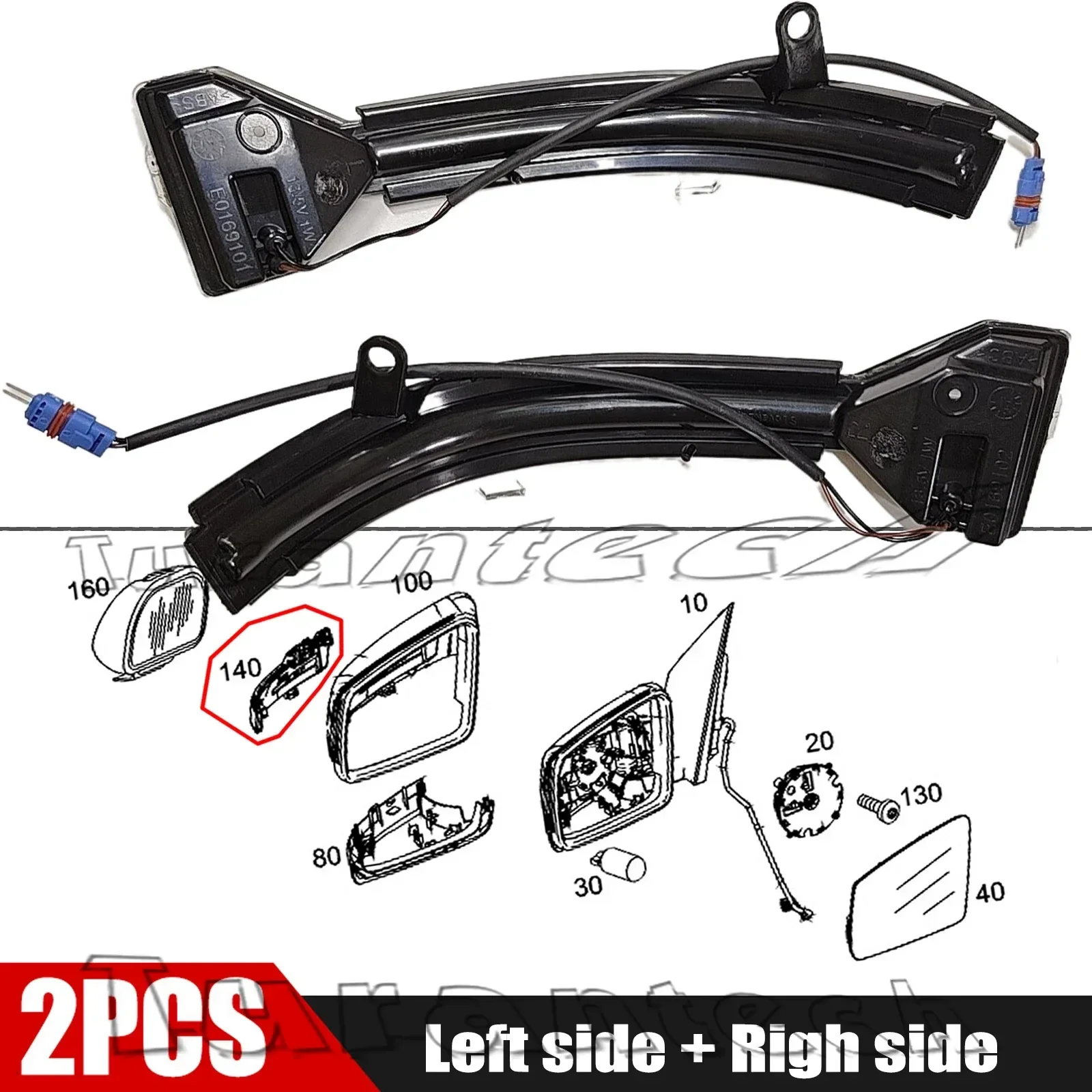 2 шт. указатель поворота для BMW 6 серии GT6 640d 640dx 640i 640ix 650i 650ix ALPINA B6 Янтарная крышка