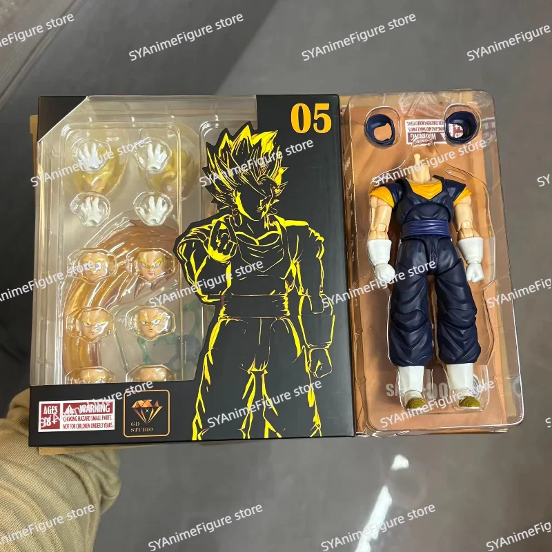 Фото В наличии: Коллекционные фигурки YGMW Studio OC Toys Dragon Ball Super Saiyan Vegetto 04-09B, однотонные версии, подарок для коллекционеров №3