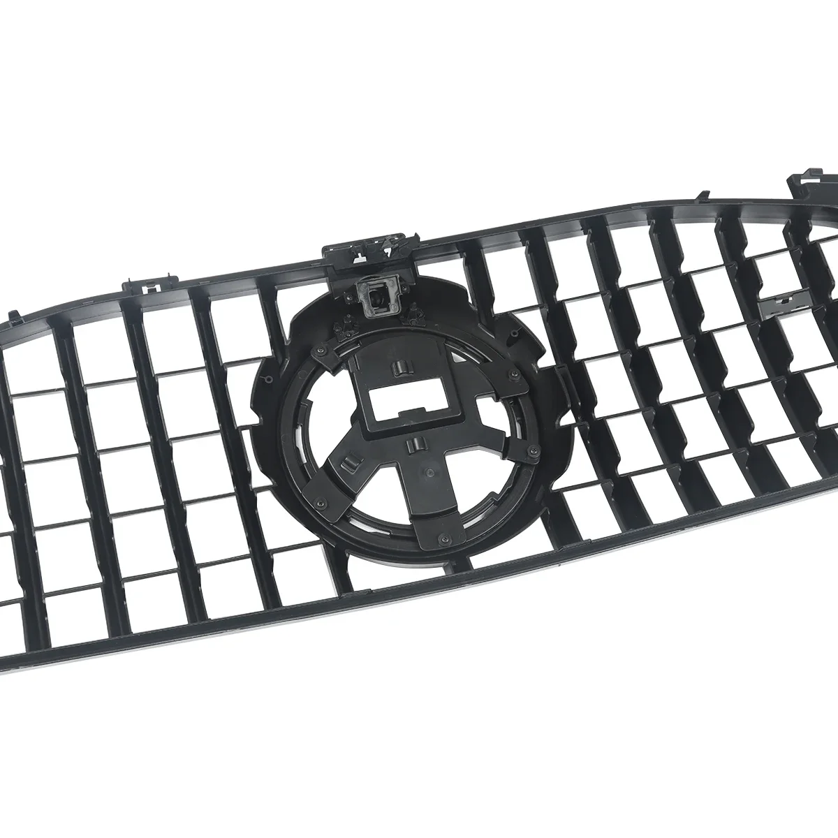 Глянцевый черный 2020 + W167 GLE 350 450 передний бампер спортивный гриль с сеткой