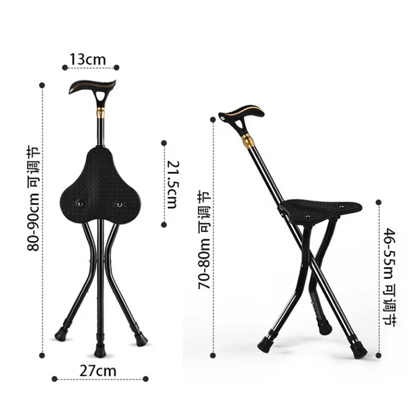 Стул из алюминиевого сплава стулья для пожилых людей многофункциональные мебель
