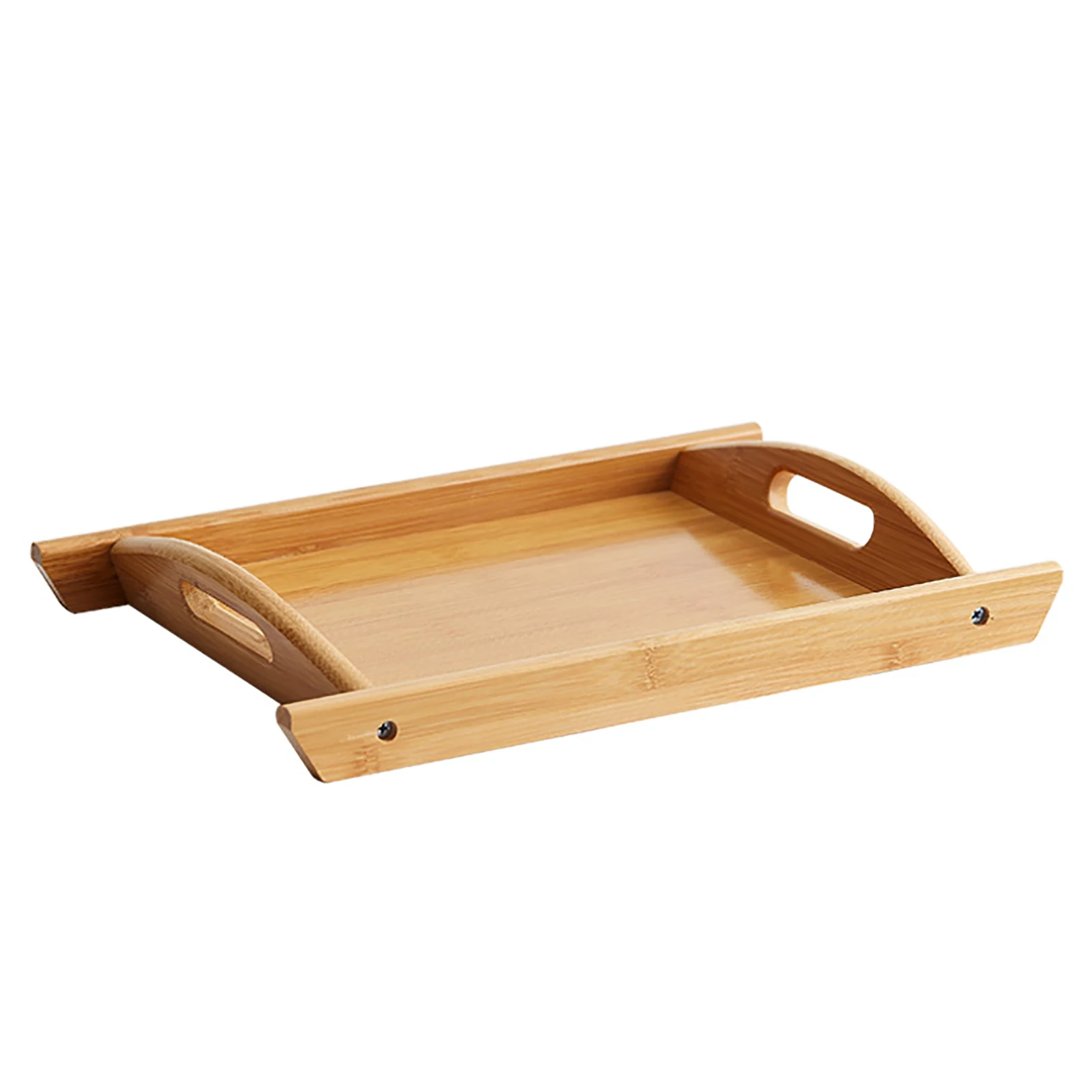 

Modern Stable Home Kitchen Serving Tray Restaurant For Ottoman With Handles Wood Indoor Outdoor Cake Rectangular Plate