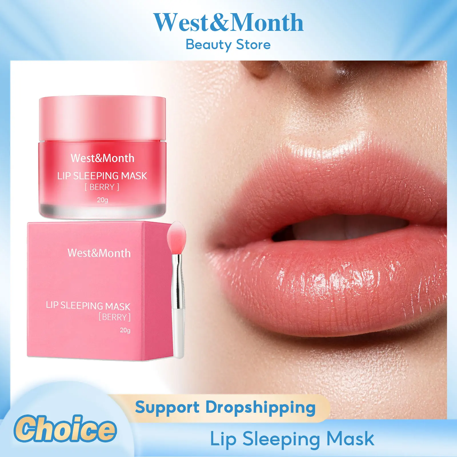 Корейская Маска Для Губ Combo - Отшелушивающий Питательный Увлажняющий