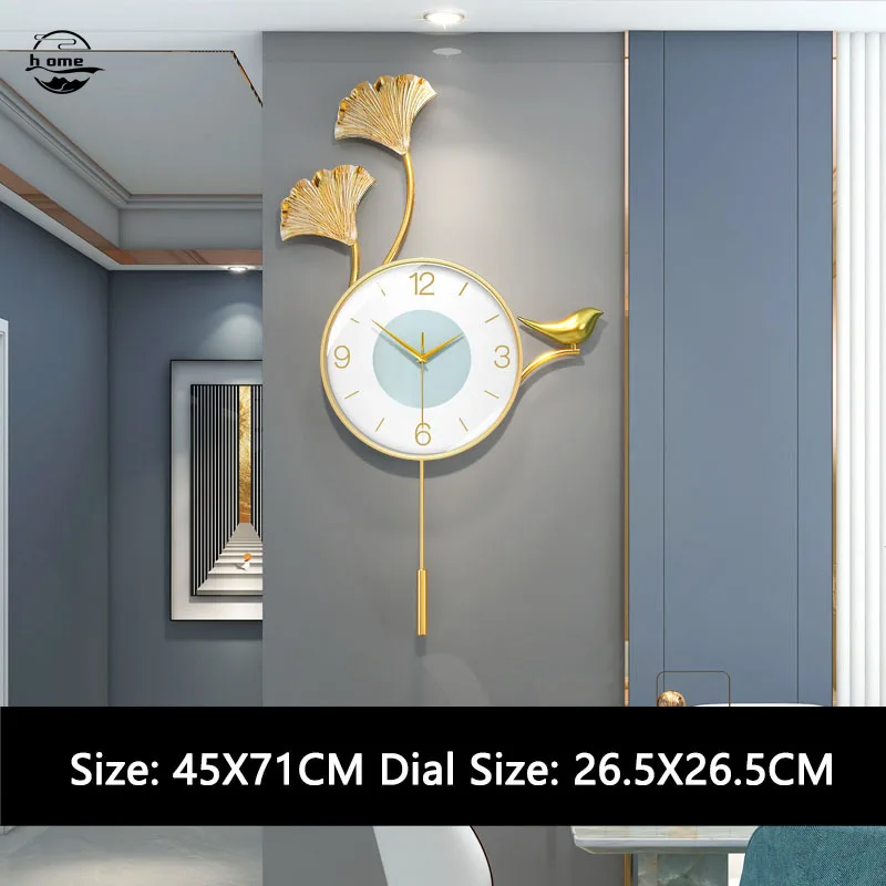 

Simple Wall Clock Light Luxury Modern Wall Clock Digital Home Decoration Accessories Glass Mirror Metal Pointer Duvar Saati A