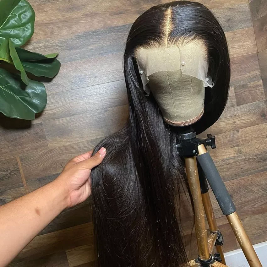 

HD Lace Frontal Wigs 30 inch Straight Human Hair Wigs 180 13x4 hd Transparent Lace Frontal Wigs 4x4 Human Hair Lace Closure Wigs