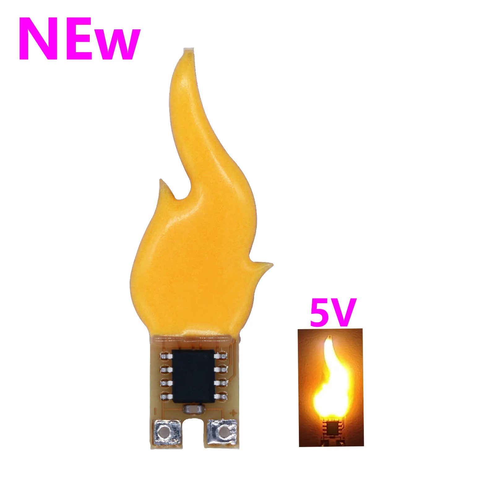 НОВЫЕ светодиодные свечи-вспышки DC5V гибкая нить Эдисона 2200K диодные украшения